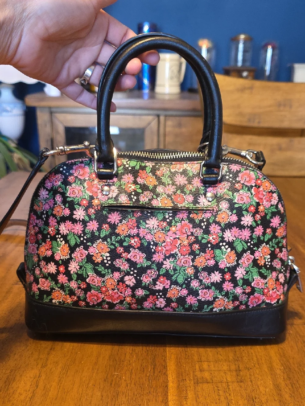Coach Posey Cluster Floral Print Coated Canvas Sierra Satchel